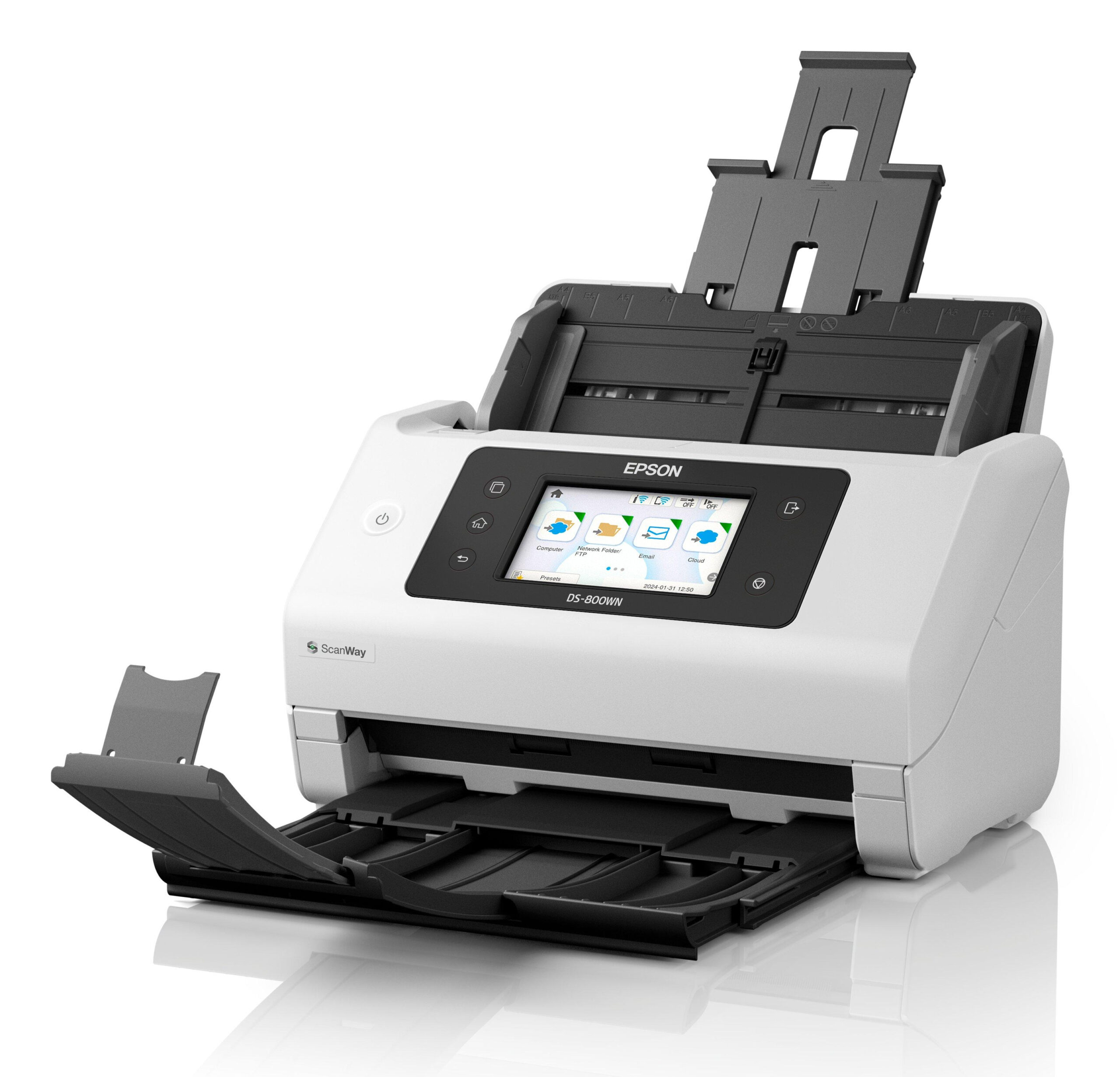 Epson WorkForce DS-800WN Sheet-fed scanner 600 x 600 DPI A4 White