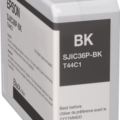 75838238_9357996255 Epson C13T44C140/SJIC-36-P-K Ink cartridge black 80ml for Epson ColorWorks C 6000