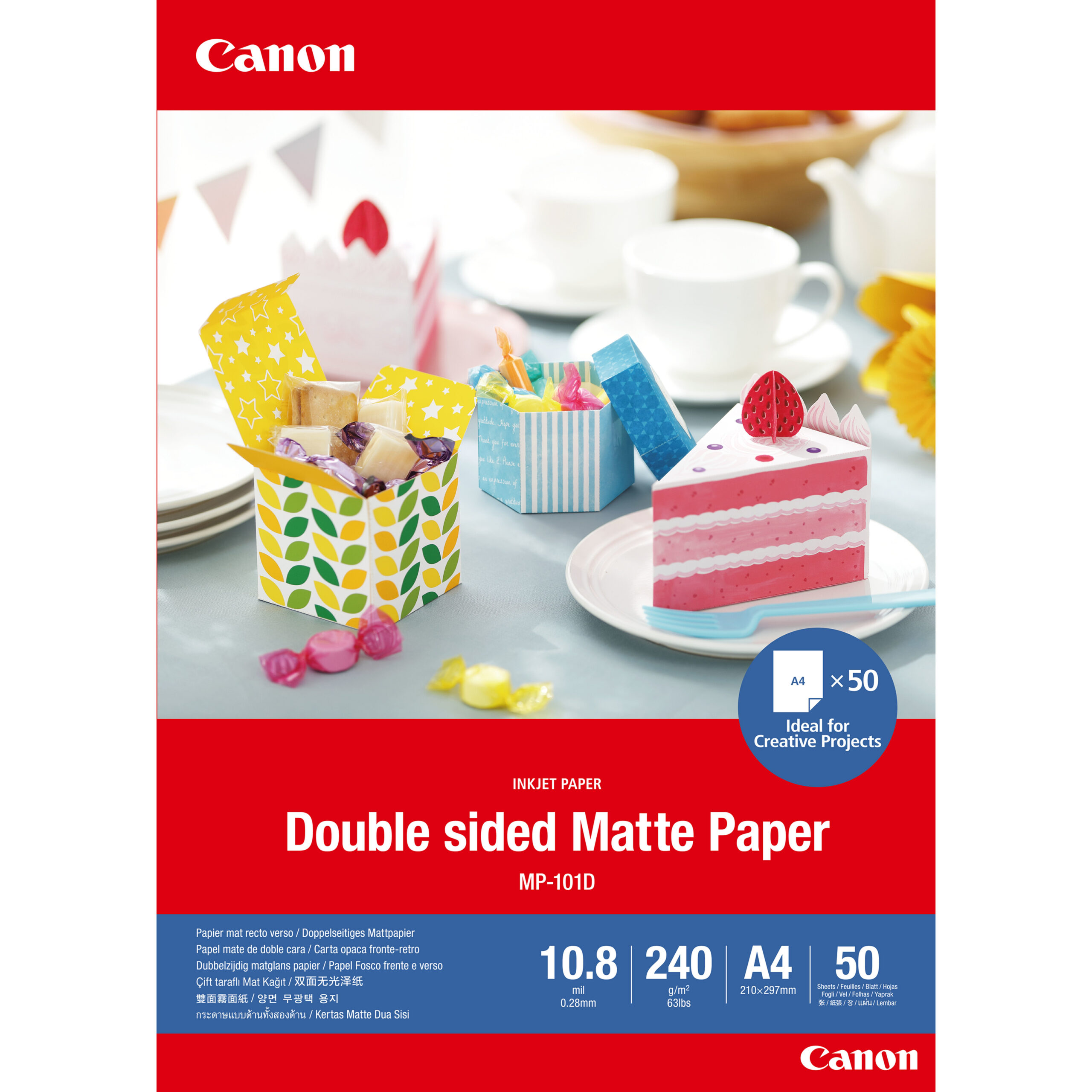 76361554_4436938172 Canon MP-101D Double-sided Matte Paper, A4, 50 sheets