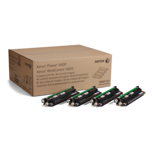 Xerox 108R01121 Drum kit multi pack Bk,C,M,Y, 4x60.000 pages ISO/IEC 19752 Pack=4 for Xerox Phaser 6600/VersaLink C 400