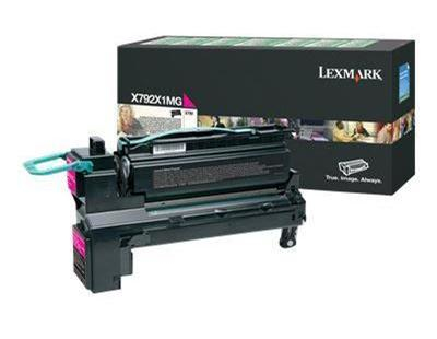 Lexmark X792X1MG Toner cartridge magenta return program, 20.000 pages ISO/IEC 19798 for Lexmark X 792