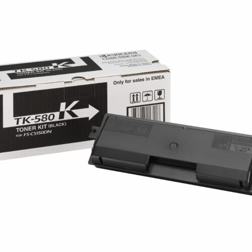 Kyocera 1T02KT0NL0/TK-580K Toner black, 3.500 pages ISO/IEC 19798 for Kyocera FS-C 5150