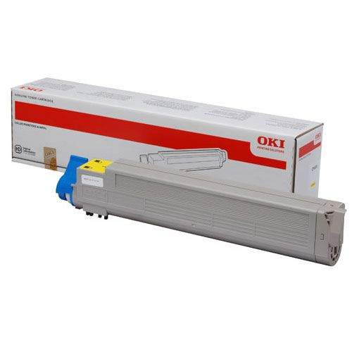 OKI 43837129 Toner yellow, 22.000 pages ISO/IEC 19798 for OKI C 9655
