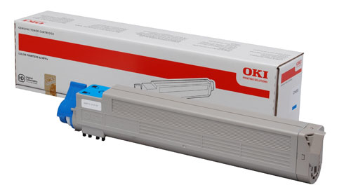 OKI 43837131 Toner cyan, 22.000 pages ISO/IEC 19798 for OKI C 9655