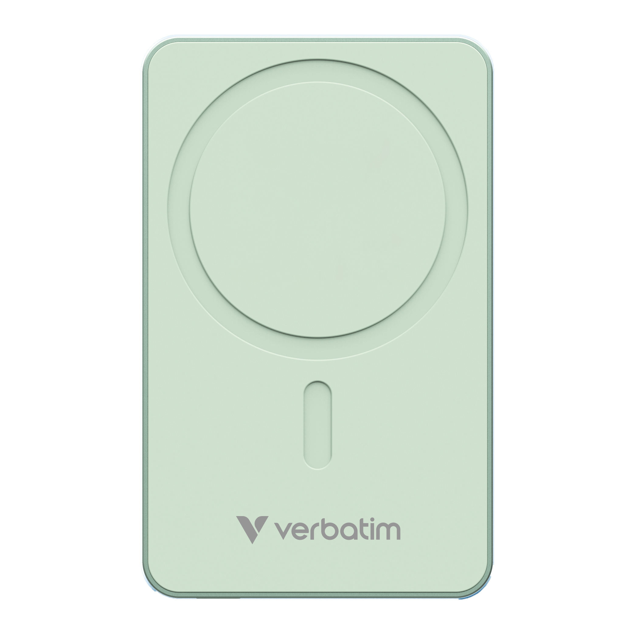 791546b4093b8a135ebed3bc13f949ef44b1122b Verbatim Charge ´n´ Go Essentials Magnetic Wireless Power Bank 5000 mAh Green