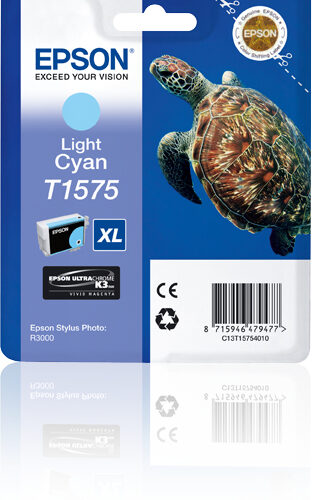 Epson C13T15754010/T1575 Ink cartridge light cyan 25.9ml for Epson Stylus Photo R 3000