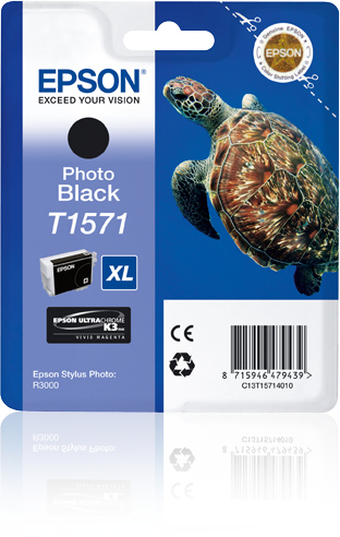 7949370_9387996823 Epson C13T15714010/T1571 Ink cartridge foto black 25.9ml for Epson Stylus Photo R 3000