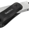 SanDisk iXpand USB flash drive 64 GB USB Type-A / Lightning 3.2 Gen 2 (3.1 Gen 2) Black, Silver