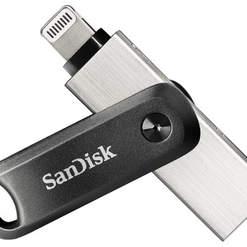 79686218_7566935410 SanDisk iXpand USB flash drive 64 GB USB Type-A / Lightning 3.2 Gen 2 (3.1 Gen 2) Black, Silver