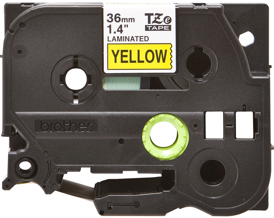 7a0cb06d3dea8c5e9280645364f6beb7f94193cc Brother TZE-661 DirectLabel black on yellow Laminat 36mm x 8m for Brother P-Touch TZ 3.5-36mm/HSE/6-36mm