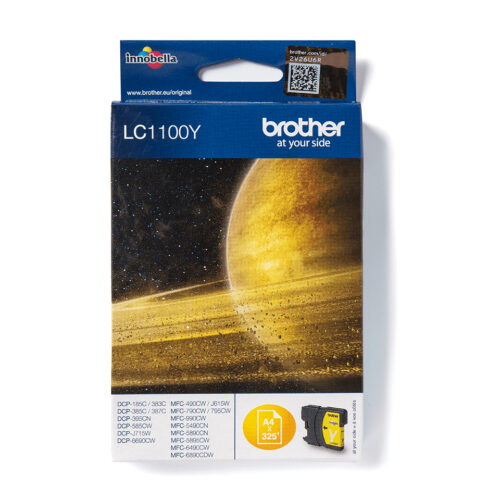 7a5bd235e632491ae606e527654dacb326cb3cae Brother LC-1100Y Ink cartridge yellow, 325 pages ISO/IEC 24711 5.5ml for Brother DCP 185 C/MFC 6490 C