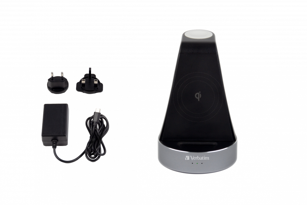 Verbatim WCS-01 Universal Black Wireless charging Indoor