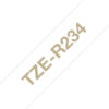 Brother TZE-R234 DirectLabel gold on white non adhesive textil 12mm x 4m for Brother P-Touch TZ 3.5-18mm/6-12mm/6-18mm/6-24mm/6-36mm