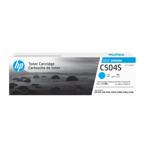 HP SU025A/CLT-C504S Toner cartridge cyan, 1.800 pages ISO/IEC 19798 for Samsung CLP 415