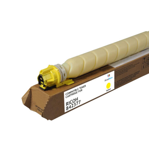 PrintMate RICOH 842377, Compatible toner, Yellow 8000p