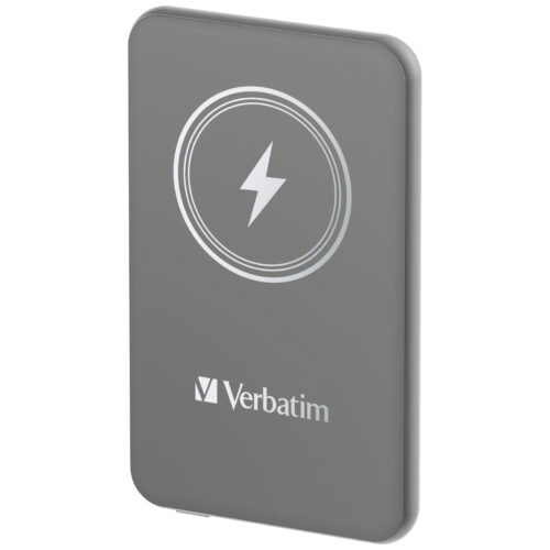 Verbatim Charge ´n´ Go Magnetic Wireless Power Bank 5000mAh Grey