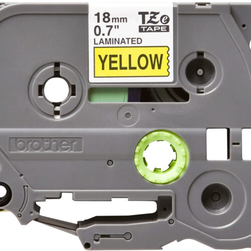 Brother TZE-641 DirectLabel black on yellow Laminat 18mm x 8m for Brother P-Touch TZ 3.5-18mm/36mm/6-18mm/6-24mm/6-36mm
