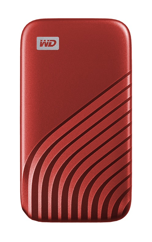 Western Digital My Passport 2 TB USB Type-C 3.2 Gen 2 (3.1 Gen 2) Red