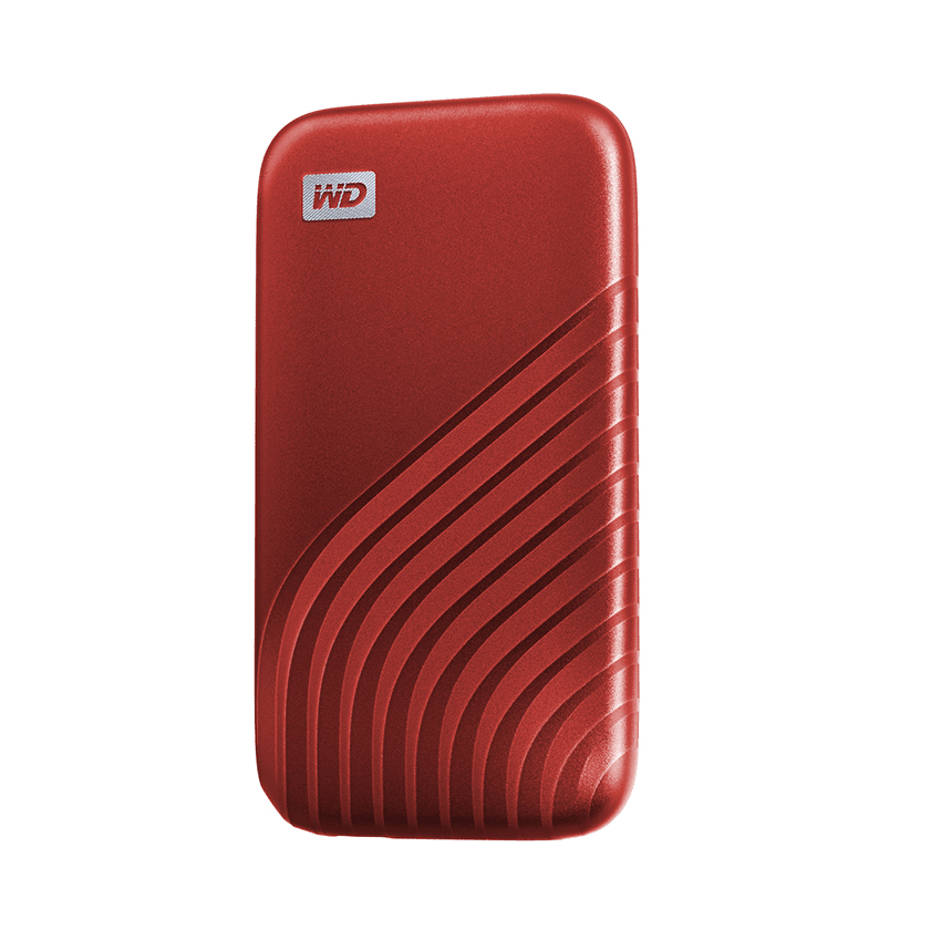 Western Digital My Passport 2 TB USB Type-C 3.2 Gen 2 (3.1 Gen 2) Red