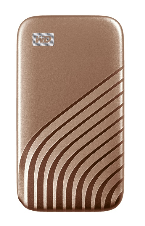Western Digital My Passport 1 TB USB Type-C 3.2 Gen 2 (3.1 Gen 2) Gold