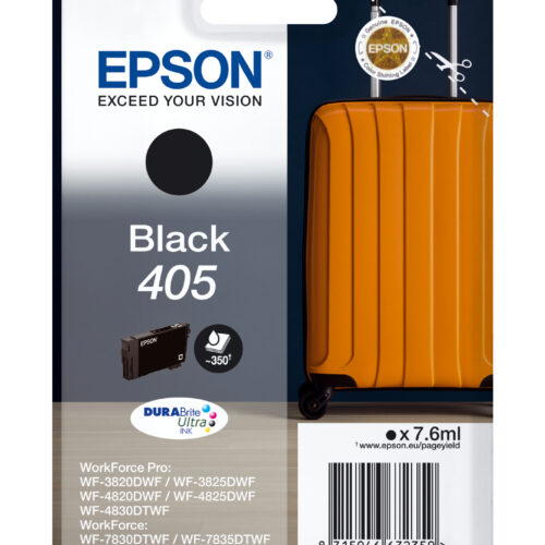 80490309_6797994591 Epson C13T05G14010/405 Ink cartridge black, 350 pages 7.6ml for Epson WF-3820/7830