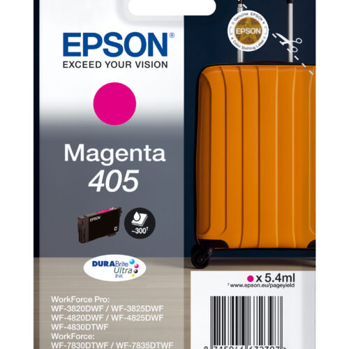 80490316_9689853090 Epson C13T05G34010/405 Ink cartridge magenta, 300 pages 5.4ml for Epson WF-3820/7830