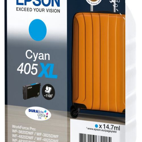 80490325_8096674168 Epson C13T05H24010/405XL Ink cartridge cyan high-capacity, 1.100 pages 14.7ml for Epson WF-3820/7830