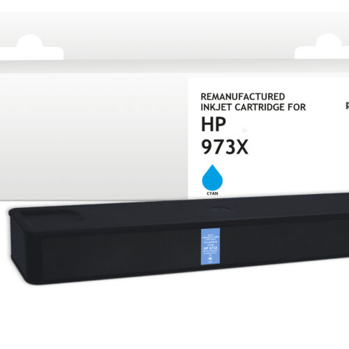 PrintMate HP 973X, remanufactured ink cartridge, Cyan 8500p