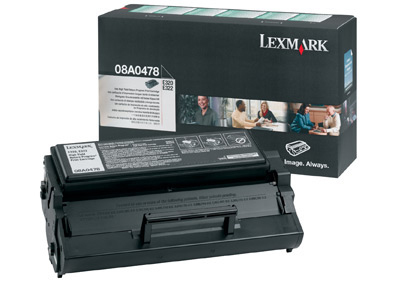 814875-2264 Lexmark 08A0144 Toner cartridge black return program corporate, 6.000 pages/5% for Lexmark E 320