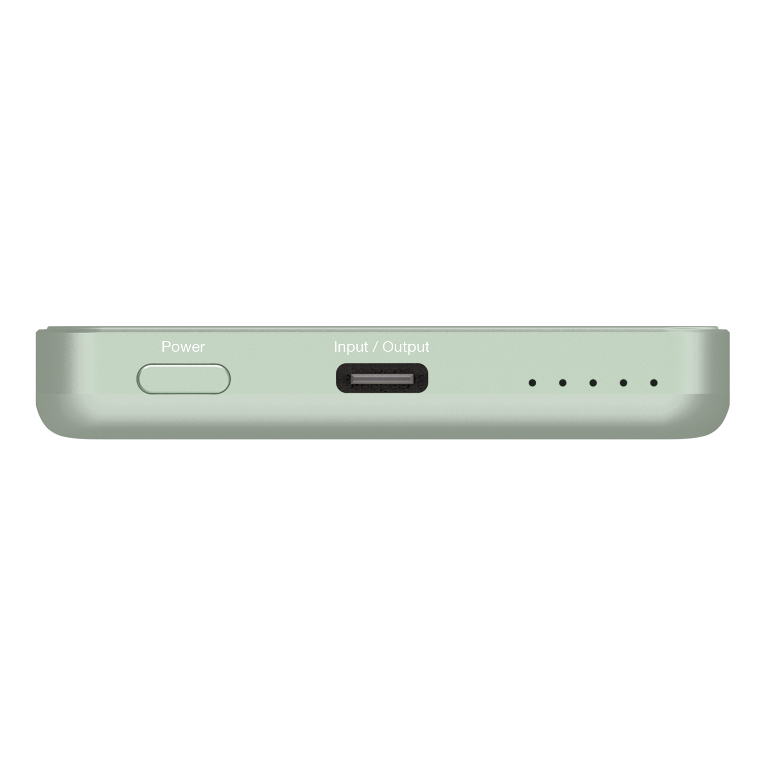 8164060739a7f0ff54fa011496cedd55c086d9fc Verbatim Charge ´n´ Go Essentials Magnetic Wireless Power Bank 5000 mAh Green