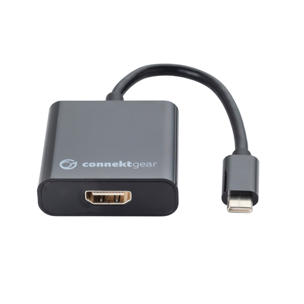 83dc8b8920d8c33c28f7eb8bbaba2199cb48d219 connektgear USB 3.1 Type C to HDMI Active 4K Adapter - Male to Female - Thunderbolt and DP Compatible