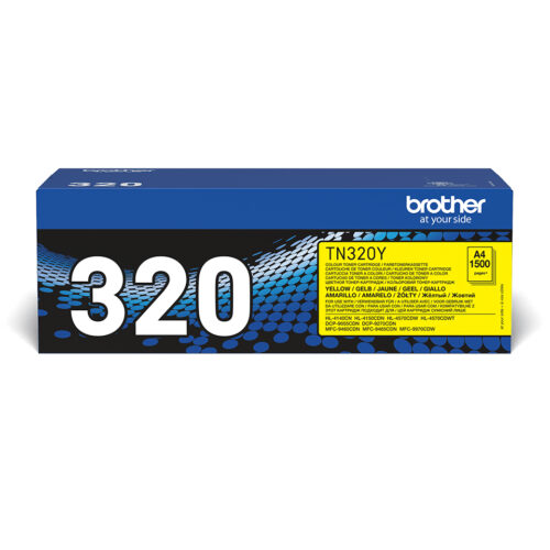 Brother TN-320Y Toner yellow, 1.500 pages ISO/IEC 19798 for Brother HL-4150/4570