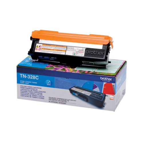 Brother TN-328C Toner cyan extra High-Capacity, 6.000 pages ISO/IEC 19798 for Brother HL-4570