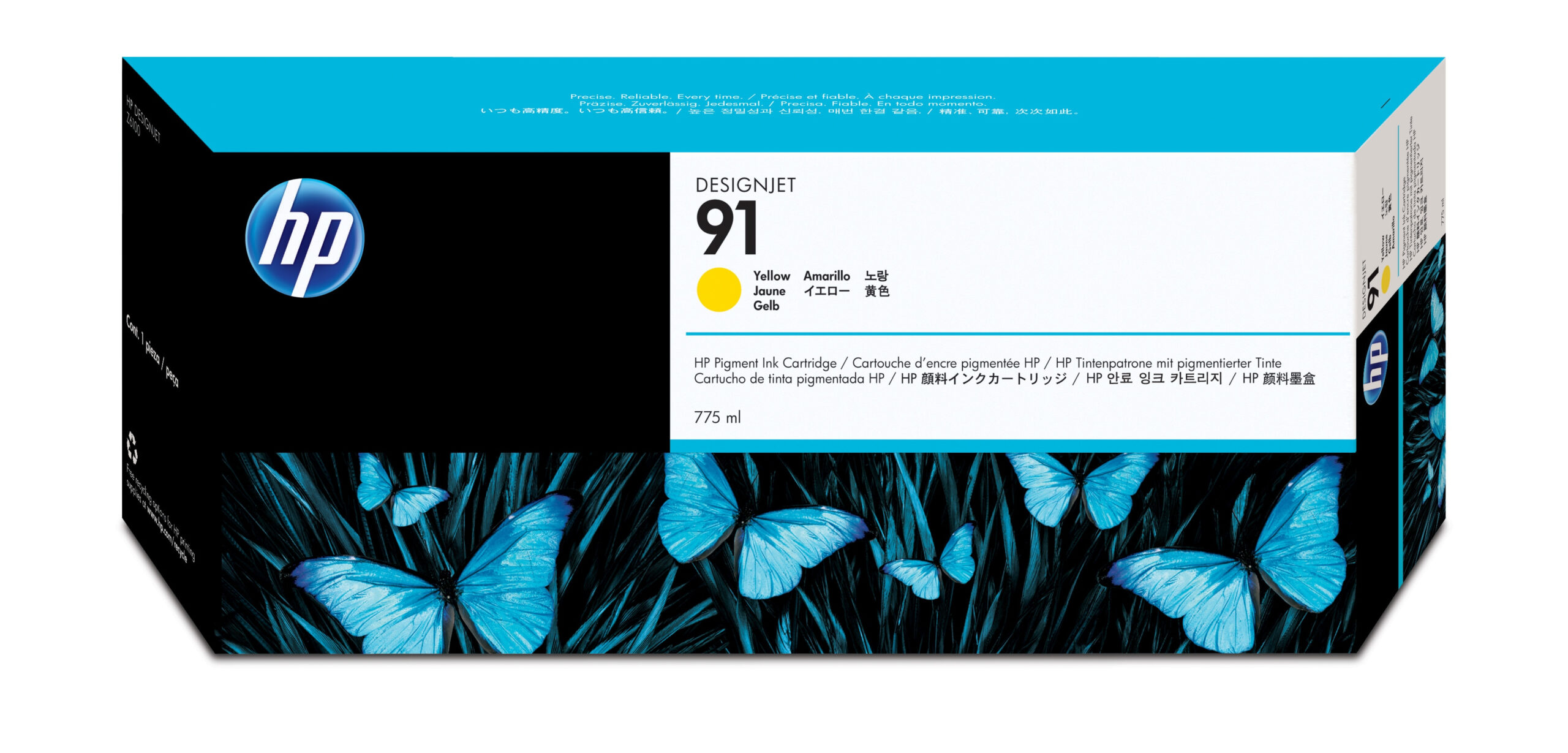 HP C9469A/91 Ink cartridge yellow 775ml for HP DesignJet Z 6100