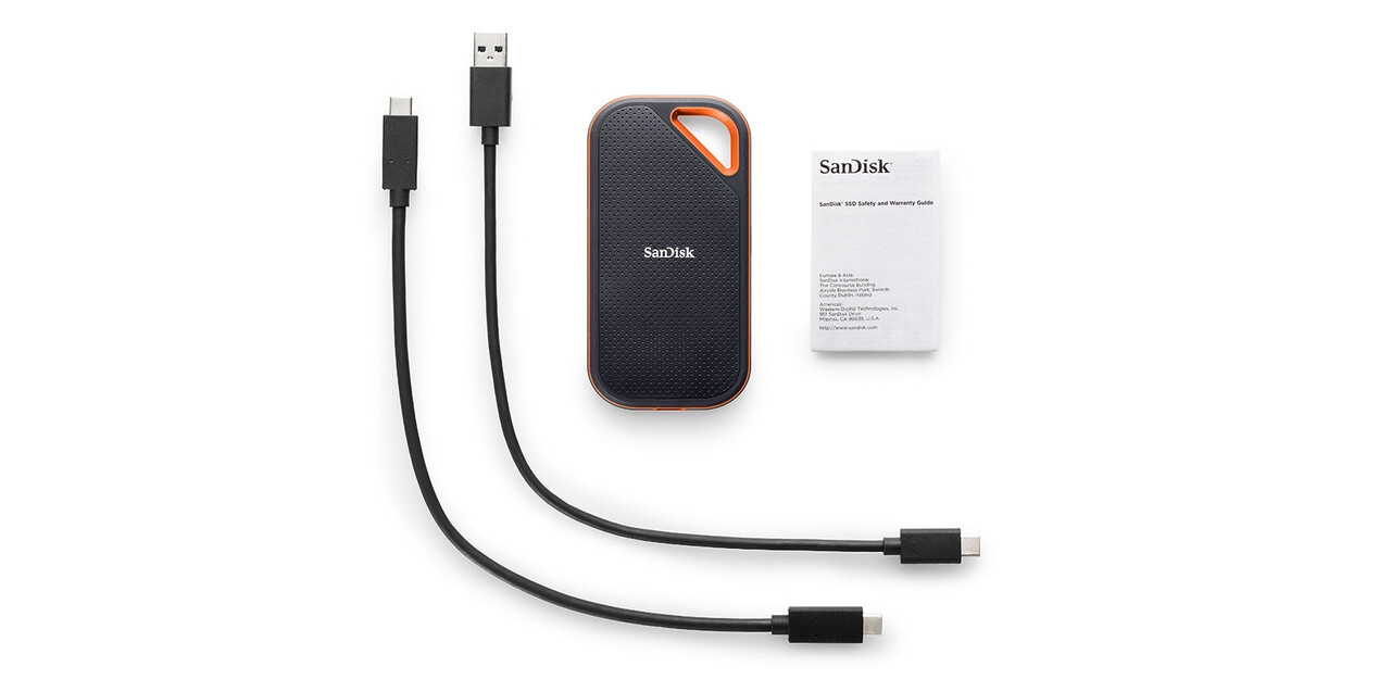 SanDisk Extreme PRO Portable 1 TB USB Type-C 3.2 Gen 2 (3.1 Gen 2) Black