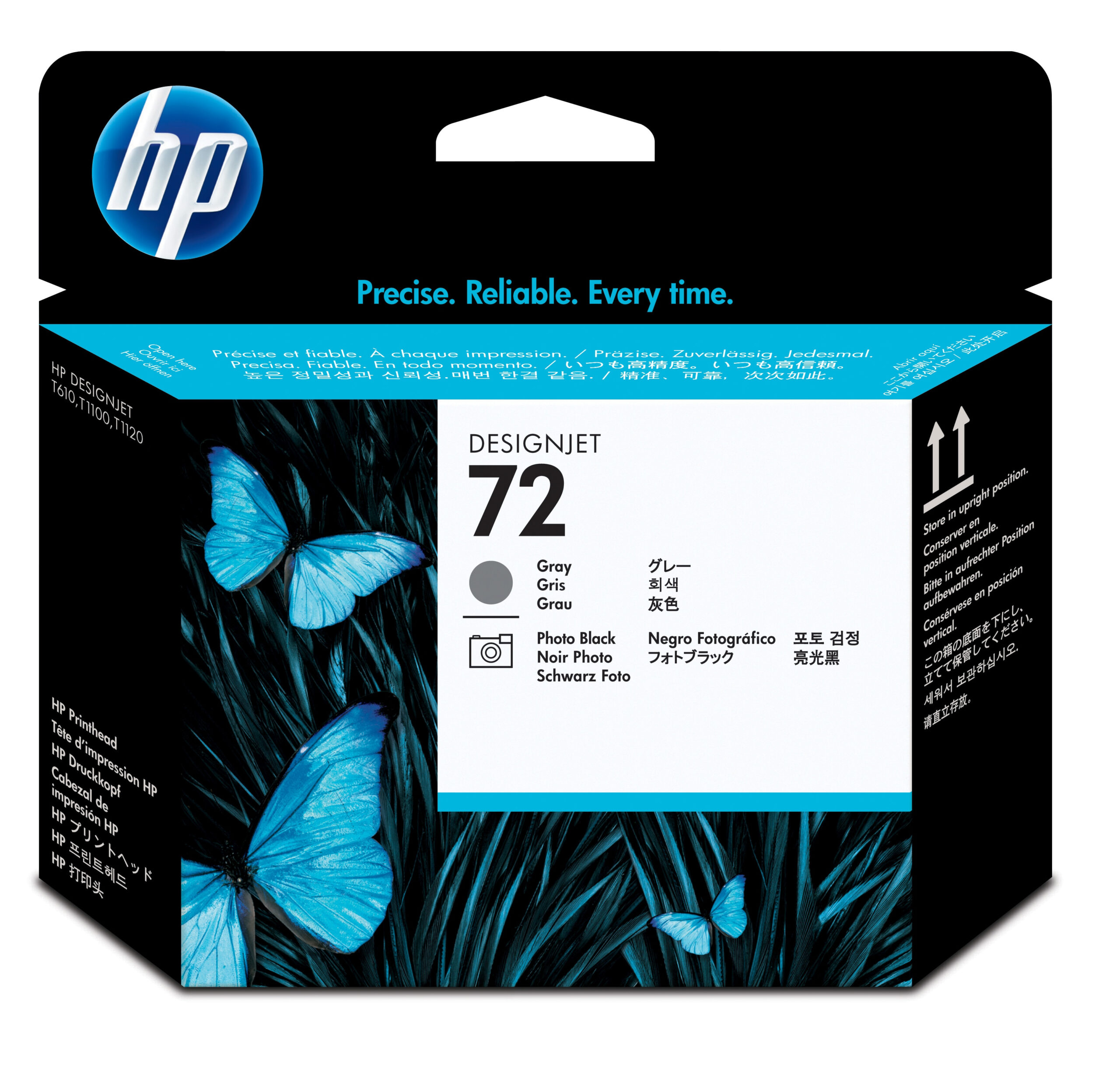 859688_1978811944 HP C9380A/72 Printhead gray + black for HP DesignJet T 1100/1200/1300/620