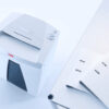 HSM Securio B24 paper shredder Particle-cut shredding 56 dB 24 cm White