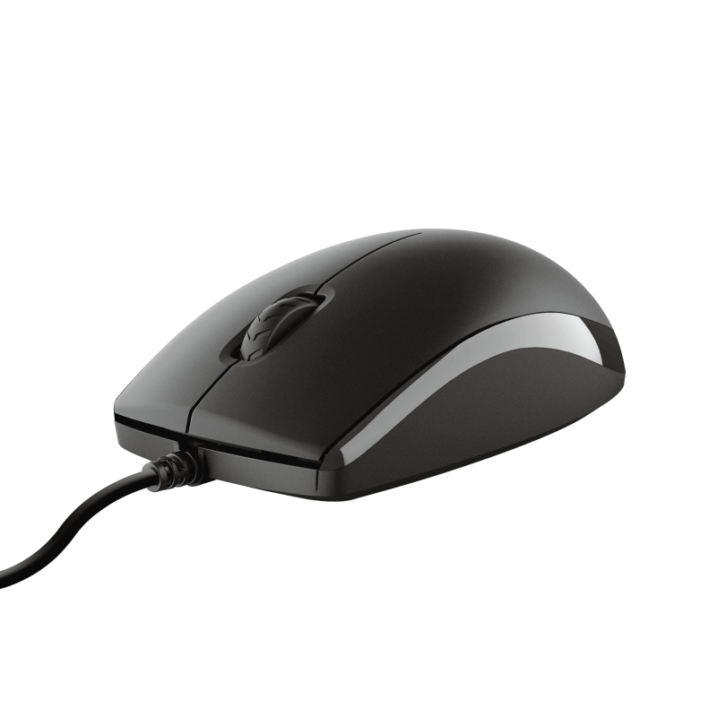 Trust TKM-250 keyboard Mouse included Universal USB QWERTY UK English Black