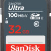 SanDisk Ultra 32GB SDHC Mem Card 100MB/s UHS-I Class 10
