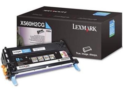 Lexmark X560H2CG Toner cartridge cyan, 10.000 pages ISO/IEC 19752 for Lexmark X 560