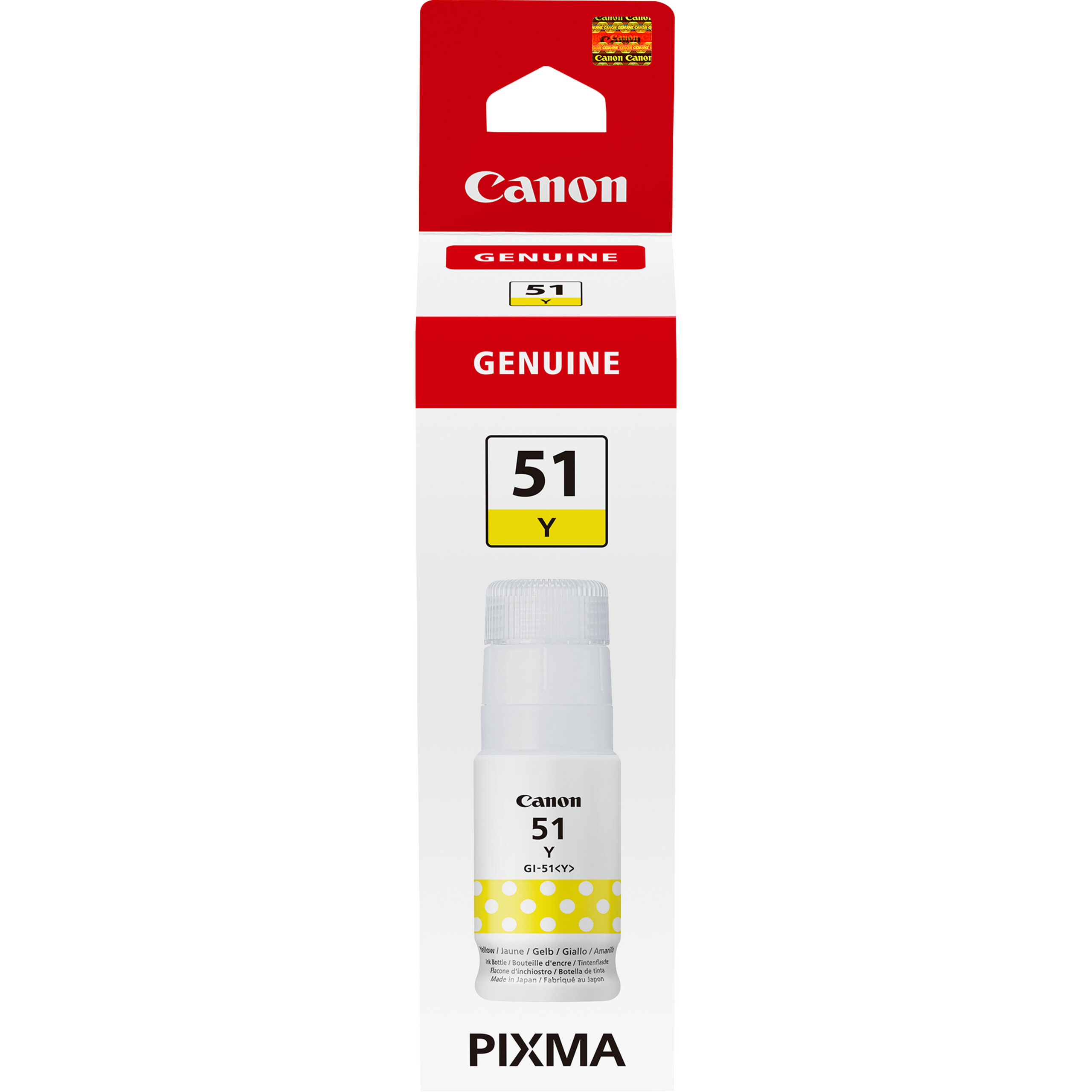 87101269_8038632605 Canon 4548C001/GI-51Y Ink bottle yellow, 7.700 pages 70ml for Canon Pixma G 1520/1530/3590