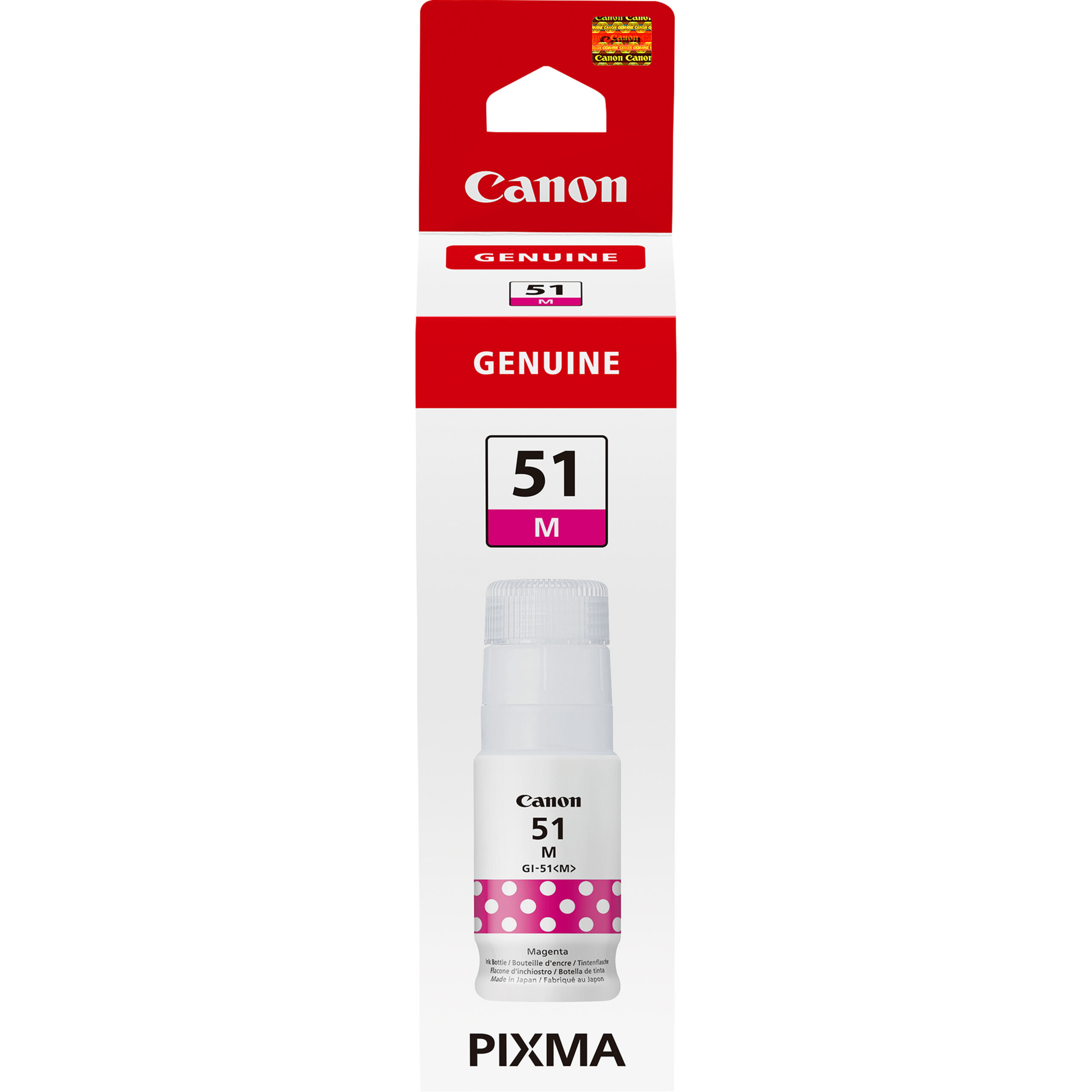 Canon 4547C001/GI-51M Ink bottle magenta, 7.700 pages 70ml for Canon Pixma G 1520/1530/3590