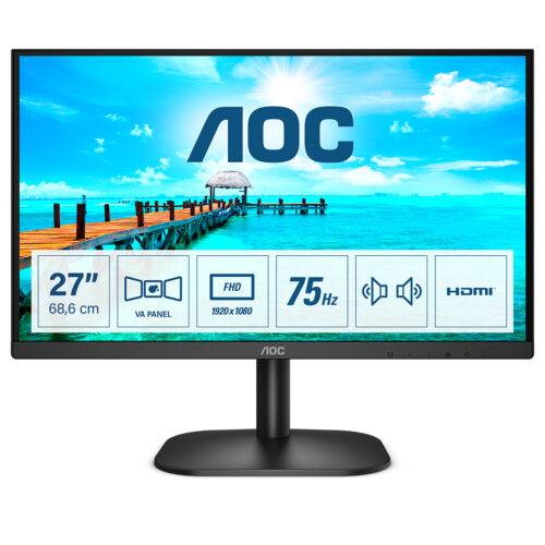 AOC B2 27B2AM computer monitor 68.6 cm (27") 1920 x 1080 pixels Full HD LED Black
