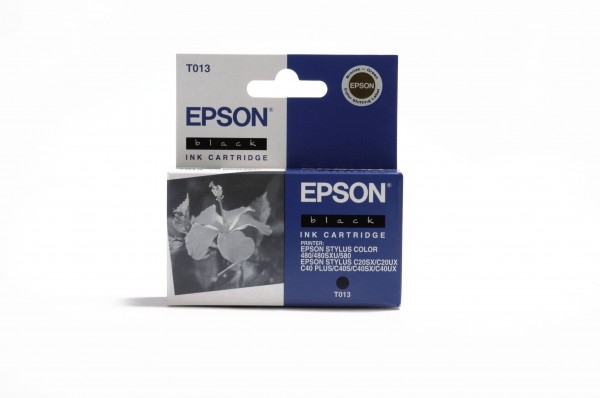 Epson C13T01340110/T013 Ink cartridge black, 300 pages ISO/IEC 24711 10ml for Epson Stylus Color 480