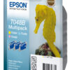 Epson C13T048B4010/T048B Ink cartridge multi pack Light cyan, Light magenta, yellow, 3x430 pages 13ml Pack=3 for Epson Stylus Photo R 300