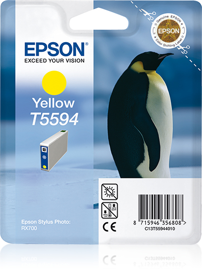 874495_7374706360 Epson C13T55944010/T5594 Ink cartridge yellow 13ml for Epson Stylus Photo RX 700