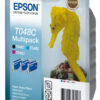 Epson C13T048C4010/T048C Ink cartridge multi pack cyan, magenta, black, 3x430 pages 13ml Pack=3 for Epson Stylus Photo R 300