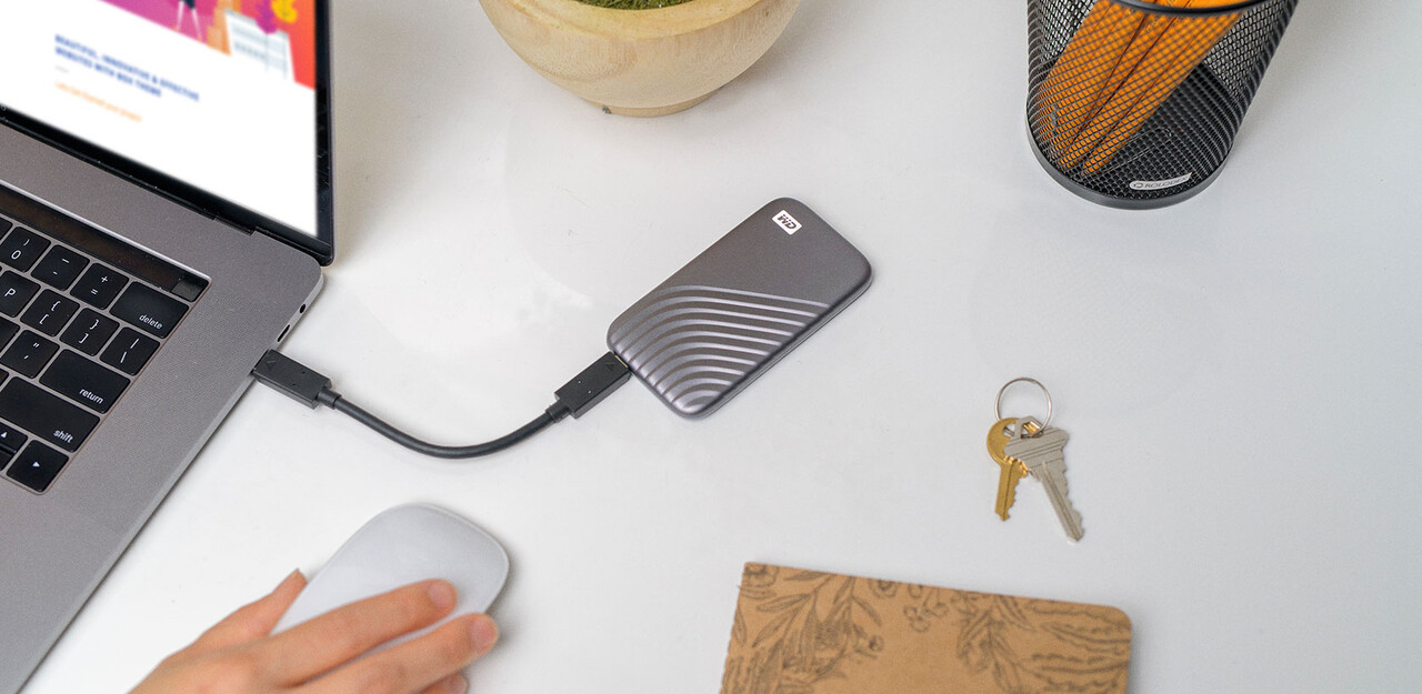 88024556_0113183451 Western Digital My Passport 4 TB USB Type-C 3.2 Gen 2 (3.1 Gen 2) Grey