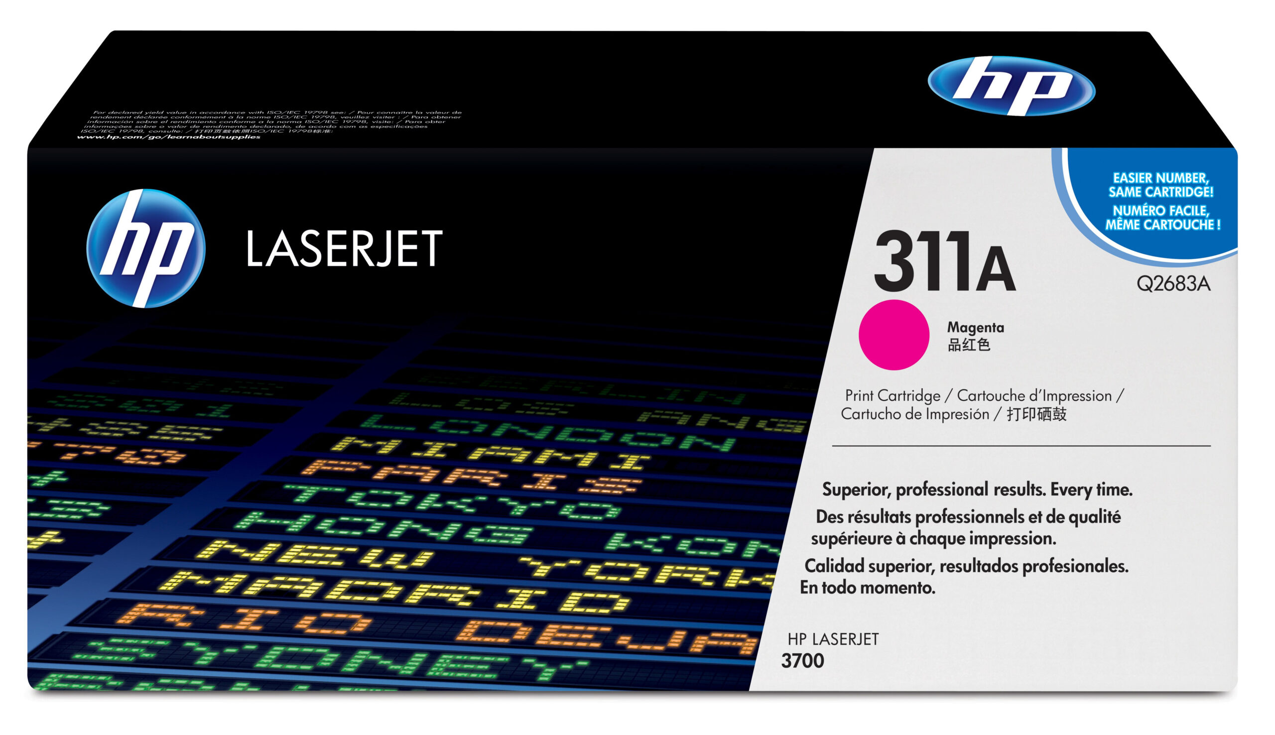 HP Q2683A/311A Toner cartridge magenta, 6.000 pages/5% for HP Color LaserJet 3700