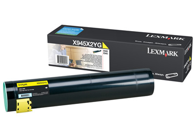 886310-4481 Lexmark X945X2YG Toner yellow, 22.000 pages ISO/IEC 19752 for Lexmark X 940